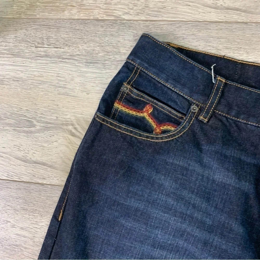 Like new Mens LRG Lifted Research Group dark wash jeans Sz 34 - Picture 6 of 8